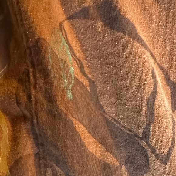 Blue Fish Brown and Black Artistic Patch Shirt or Dress - Picture 10 of 10